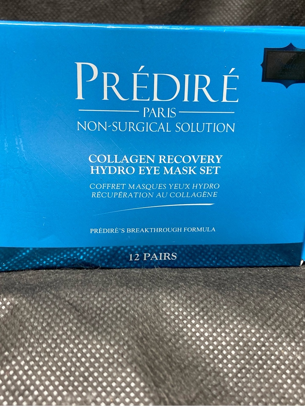 Prédiré Collagen Recovery Hydro Eye Mask Set – Blue (12 Pairs)